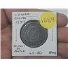 Image 1 : Lower Canada. 1837 Habitant Pre-Confederation Token. Banque du Peuple on ribbon. LC-8C1. Good.