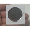 Image 2 : Province of Canada. 1857 One Penny Token. Bank of Upper Canada. St. George slaying Dragon. PC-6D. EF