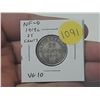 Image 1 : Newfoundland. 1919c Silver 25 Cents. The last 25 Cents issued for the colony. VG10.