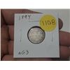 Image 1 : 1894 Canadian Victorian Silver 10 Cents. aG3 with readable date.
