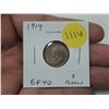 Image 1 : 1919 Canadian Silver 10 Cents. EF40 with 8 pearls.