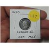 Image 1 : 2023 Charles III Canadian 10 Cents. First issue of the new king. Gem MS65.