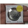 Image 1 : 1977 Short Water Lines Canadian Nickel Dollar. Attached Jewels. MS63. Scarce.
