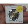 Image 1 : 2023 Charles III Canadian $2 Toonie. First issue of the new king. BU.