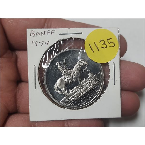1974 Banff Indian Days medal. Uncirculated.