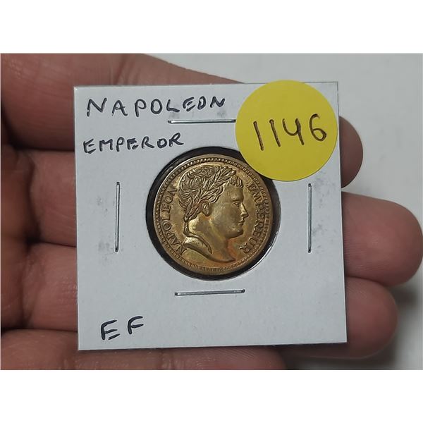 France. Emperor Napoleon Bonaparte medal. EF.