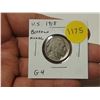 Image 1 : U.S. 1918 Buffalo Nickel. G4.
