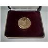 Image 2 : 1984 Official Medal of the Canadian Papal Visit. Pope John Paul II. Gold-plated. Housed in its origi