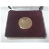 Image 3 : 1984 Official Medal of the Canadian Papal Visit. Pope John Paul II. Gold-plated. Housed in its origi