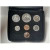 Image 2 : 1977 7-coin Nickel Custom set with 2 Cents. Specimen quality. Housed in its original maroon case wit