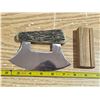 Image 3 : Alaska hide scrapper with wood block-5"W
