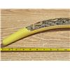 Image 3 : Bone shaped décor- wall art,dragons-23"L