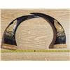 Image 1 : 2 decorative horn statues- 13"H