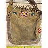 Image 4 : Beaded purse made of hide- 9"W
