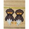 Image 4 : 2 pieces of bead work- looks like an eagle