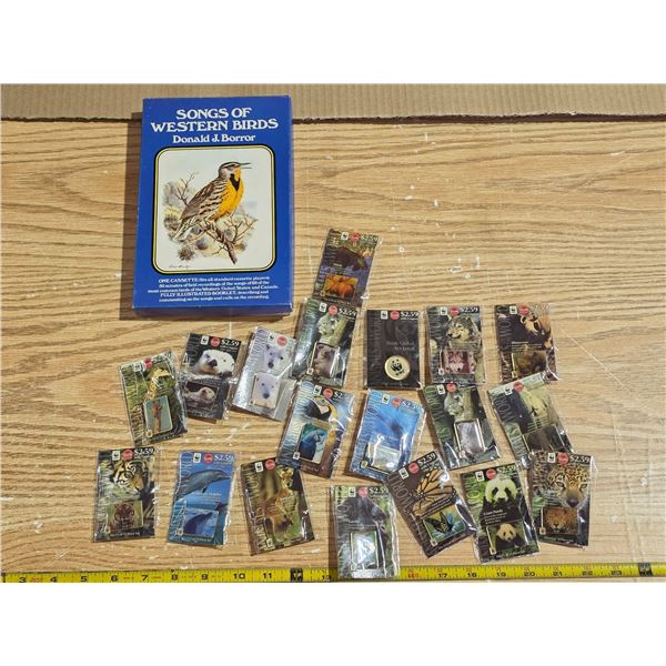 Animal pins and songs of western bids tape
