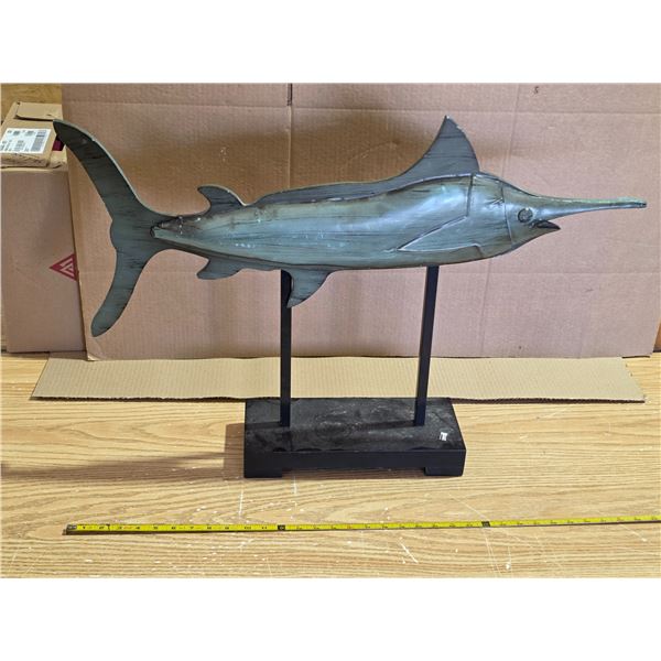 Sword fish wooden statue- 24"H