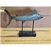Image 1 : Sword fish wooden statue- 24"H