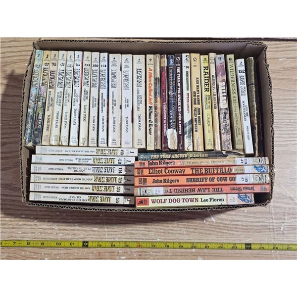 Vintage western pocket books
