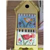 Image 2 : Lot of misc items- sorry, bird house