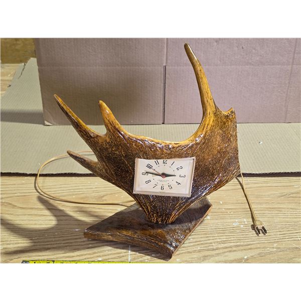 Moose antler clock- untested