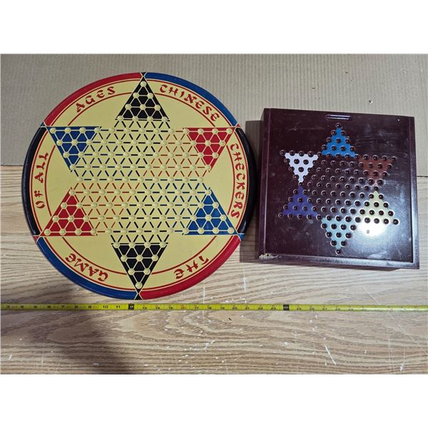 2 Chinese checker boards