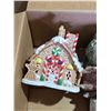 Image 2 : Box of christmas village items
