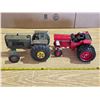 Image 1 : 2 toy tractors- 1 is IH