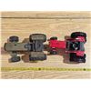 Image 4 : 2 toy tractors- 1 is IH