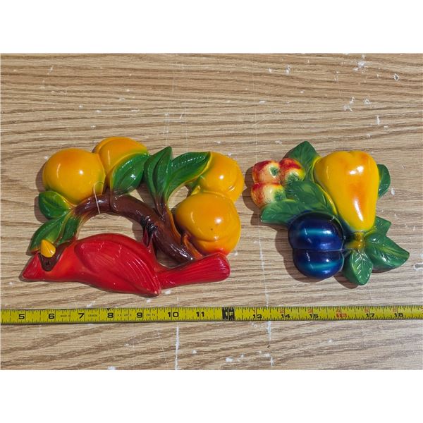 2 pieces of chalkware