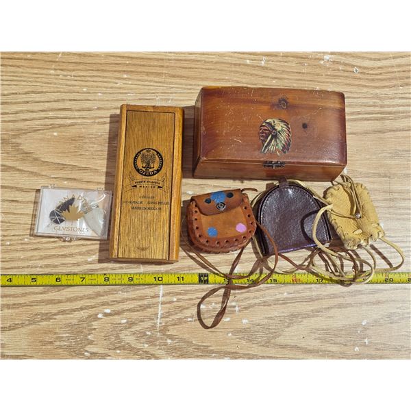 Lot of native American items