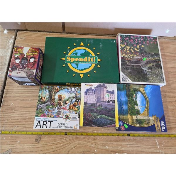 Lot of various puzzles
