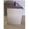 Image 3 : Wooden display cabinet with mirror back panel- 13" by 3" by 20"H