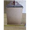 Image 3 : Wooden display cabinet with mirror back panel- 13" by 3" by 20"H