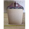 Image 3 : Wooden display cabinet with mirror back panel- 13" by 3" by 20"H