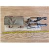 Image 2 : Horse and wagon- metal horses- 17"L