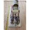 Image 3 : Horse and wagon- metal horses- 17"L