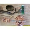 Image 4 : Lot of misc items- brass, copper plated