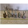 Image 1 : Brass figurines, horses, ducks, cat