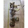 Image 3 : Brass figurines, horses, ducks, cat