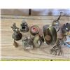 Image 2 : Lot of misc items- mostly brass items