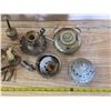 Image 3 : Lot of misc items- mostly brass items