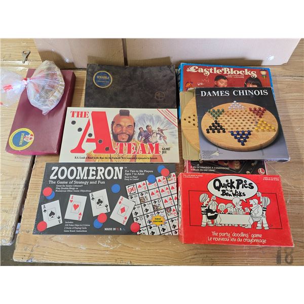 Vintage board game lot- A-team