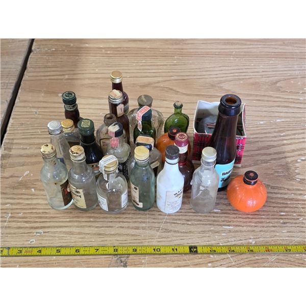 Lot of empty booze bottles
