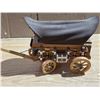 Image 4 : Wooden wagon with cloth top- 19" by 10"H