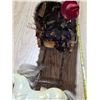 Image 2 : Wood wagon with cloth top and plastic horse