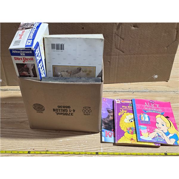 Lot of misc items- coloring books