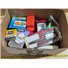 Image 1 : Box of misc kitchen supplies