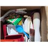 Image 2 : Box of misc kitchen supplies