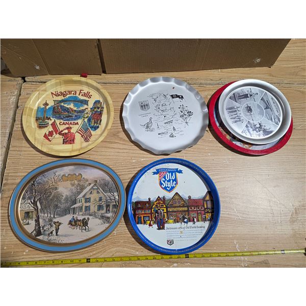 6 decorative trays